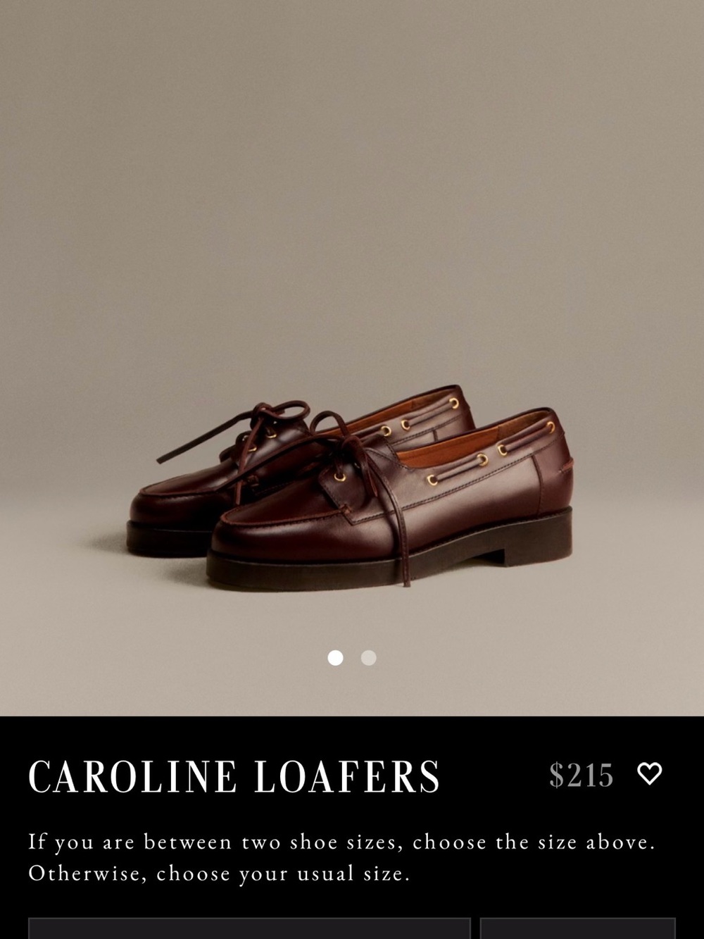 Sezane Caroline Loafers - Brown Leather Women’s Loafers